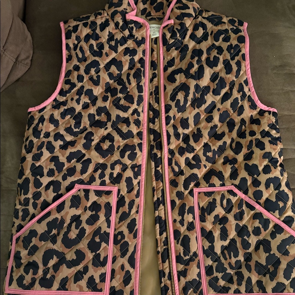 Crewcuts leopard vest